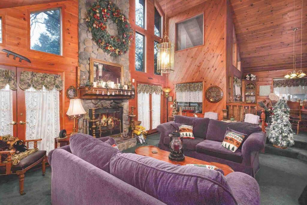 Lakeview 3-Story Winter Home Crestline Exterior foto